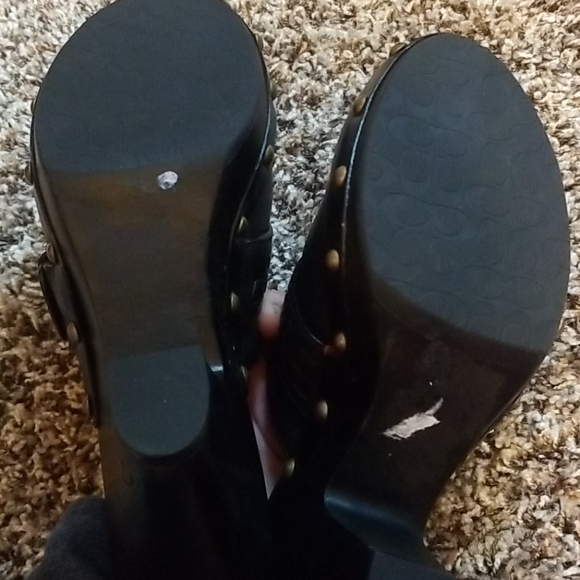 Coach Ileen buckle studded clogs - Picture 5 of 7